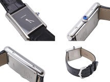 Load image into Gallery viewer, 極美品 Cartier カルティエ タンクマストLM WSTA0072 ブラック文字盤 時計 中古 4c051457