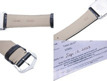 Load image into Gallery viewer, 極美品 Cartier カルティエ タンクマストLM WSTA0072 ブラック文字盤 時計 中古 4c051457