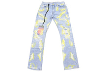 画像をギャラリービューアに読み込む, 新品未使用 Endless Denim エンドレスデニム ASAP Bari デニムパンツ インディゴ イエロー サイズ34 中古 51918