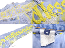 Load image into Gallery viewer, 新品未使用 Endless Denim エンドレスデニム ASAP Bari デニムパンツ インディゴ イエロー サイズ34 中古 51919