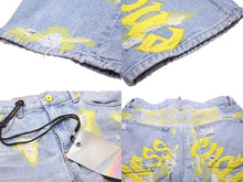 Load image into Gallery viewer, 新品未使用 Endless Denim エンドレスデニム ASAP Bari デニムパンツ インディゴ イエロー サイズ34 中古 51919