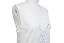 画像をギャラリービューアに読み込む, YVESSAINTLAURENT イヴサンローラン タンクトップ チェリー ロゴ 242779 Y1LOG コットン ホワイト サイズ38 美品 中古 51949