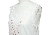 画像をギャラリービューアに読み込む, YVESSAINTLAURENT イヴサンローラン タンクトップ チェリー ロゴ 242779 Y1LOG コットン ホワイト サイズ38 美品 中古 51949