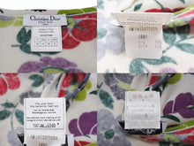 Load image into Gallery viewer, Christian Dior クリスチャンディオール ニットカーディガン 1A13077059 サイズ38 ウール カシミヤ 花柄 総柄 美品 中古 4b005200