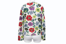Load image into Gallery viewer, Christian Dior クリスチャンディオール ニットカーディガン 1A13077059 サイズ38 ウール カシミヤ 花柄 総柄 美品 中古 4b005200
