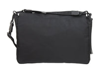 画像をギャラリービューアに読み込む, FENDI フェンディ ショルダーバッグ マンマバゲット 7VA536 AG0P ブラック ナイロン レザー 美品 中古 52005