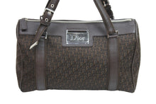 Load image into Gallery viewer, Christian Dior クリスチャンディオール ハンドバッグ 07-BO-0036 コットンキャンバス レザー シルバー金具 美品 中古 52028