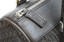 Load image into Gallery viewer, Christian Dior クリスチャンディオール ハンドバッグ 07-BO-0036 コットンキャンバス レザー シルバー金具 美品 中古 52028