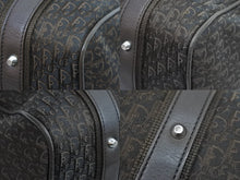 Load image into Gallery viewer, Christian Dior クリスチャンディオール ハンドバッグ 07-BO-0036 コットンキャンバス レザー シルバー金具 美品 中古 52028