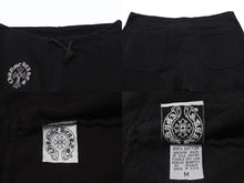 Load image into Gallery viewer, CHROME HEARTS クロムハーツ スウェットパンツ サイズM オールドモデル ホースシュー FUCK YOU プリント ブラック 美品 中古 4b005206