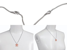 画像をギャラリービューアに読み込む, CHANEL シャネル ココマーク ネックレス 重量約5.9g 04刻印 シルバー オレンジ メタル 美品 中古 52113