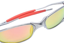 画像をギャラリービューアに読み込む, OAKLEY オークリー サングラス ジュリエット JP005866 スポーツ シルバー オレンジ 美品 中古 52127