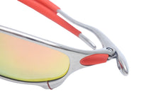 画像をギャラリービューアに読み込む, OAKLEY オークリー サングラス ジュリエット JP005866 スポーツ シルバー オレンジ 美品 中古 52127