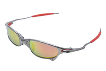 画像をギャラリービューアに読み込む, OAKLEY オークリー サングラス ジュリエット JP005866 スポーツ シルバー オレンジ 美品 中古 52127