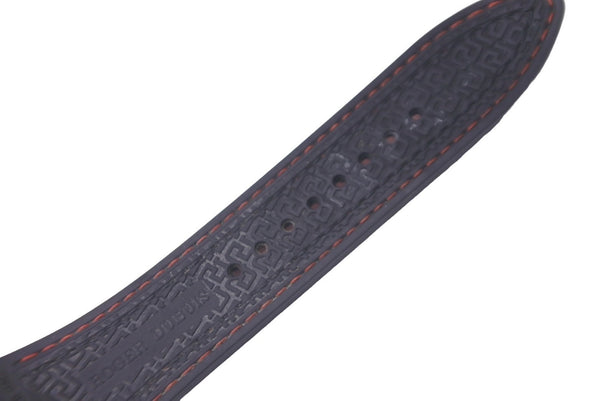 ROGER DUBUIS Watch Strap 27MM EX45S-EX47S/STD Rubber Leather Black Red 37MM Good Condition Used 52130