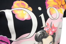 画像をギャラリービューアに読み込む, Christian Dior クリスチャンディオール 半袖Ｔシャツ 5P16155201 花柄 ハート 女 ブラック コットン サイズ36 美品 中古 52246