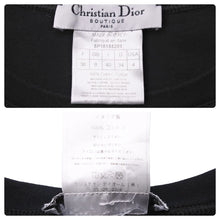 画像をギャラリービューアに読み込む, Christian Dior クリスチャンディオール 半袖Ｔシャツ 5P16155201 花柄 ハート 女 ブラック コットン サイズ36 美品 中古 52246