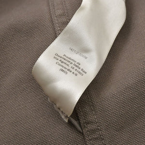 極美品 Rick Owens Drkshdw リックオウエンス ダークシャドウ コットンカジュアルシャツ DU01F4290-CVS サイズS ブラウン 中古 4a005229