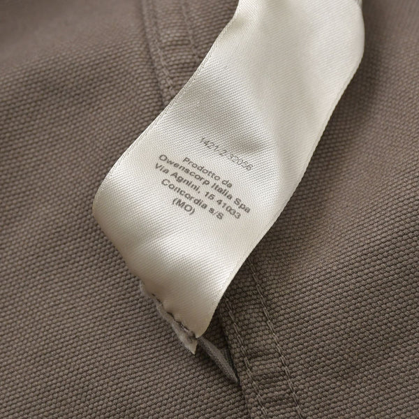 極美品 Rick Owens Drkshdw リックオウエンス ダークシャドウ コットンカジュアルシャツ DU01F4290-CVS サイズS ブラウン 中古 4a005229