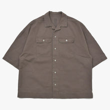 Load image into Gallery viewer, 極美品 Rick Owens Drkshdw リックオウエンス ダークシャドウ コットンカジュアルシャツ DU01F4290-CVS サイズS ブラウン 中古 4a005229
