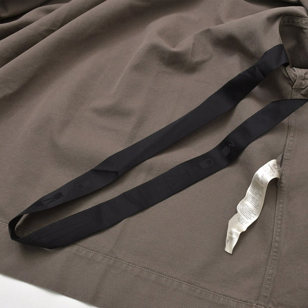 極美品 Rick Owens Drkshdw リックオウエンス ダークシャドウ コットンカジュアルシャツ DU01F4290-CVS サイズS ブラウン 中古 4a005229