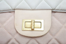 画像をギャラリービューアに読み込む, CHANEL シャネル 2.55 ナイロン デカ マトラッセ トリコロール チェーン ショルダーバッグ マルチカラー 12番台 GP 良品 中古 52317