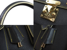 画像をギャラリービューアに読み込む, 極美品 LouisVuitton ルイヴィトン エクストラヴァガン スハリ ハンドバッグ レザー ブラック ゴールド 中古 53298