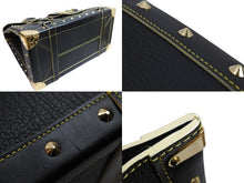 画像をギャラリービューアに読み込む, 極美品 LouisVuitton ルイヴィトン エクストラヴァガン スハリ ハンドバッグ レザー ブラック ゴールド 中古 53298