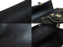画像をギャラリービューアに読み込む, 極美品 LouisVuitton ルイヴィトン エクストラヴァガン スハリ ハンドバッグ レザー ブラック ゴールド 中古 53298