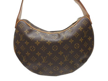 画像をギャラリービューアに読み込む, 極美品 LOUIS VUITTON ルイヴィトン クロワッサンMM ワンショルダーバッグ M51512 モノグラム PVC レザー ブラウン 中古 4b005242