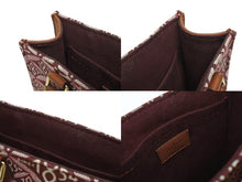 Load image into Gallery viewer, 極美品 LOUIS VUITTON ルイヴィトン プティット サックプラ ハンドバッグ M69846 レザー モノグラムジャガードキャンバス ボルドー 中古 4b005248