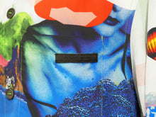 画像をギャラリービューアに読み込む, PRADA プラダ 半袖シャツ 18SS アロハシャツ グリーン マルチカラー UC305 S181 サイズM 美品 中古 52541