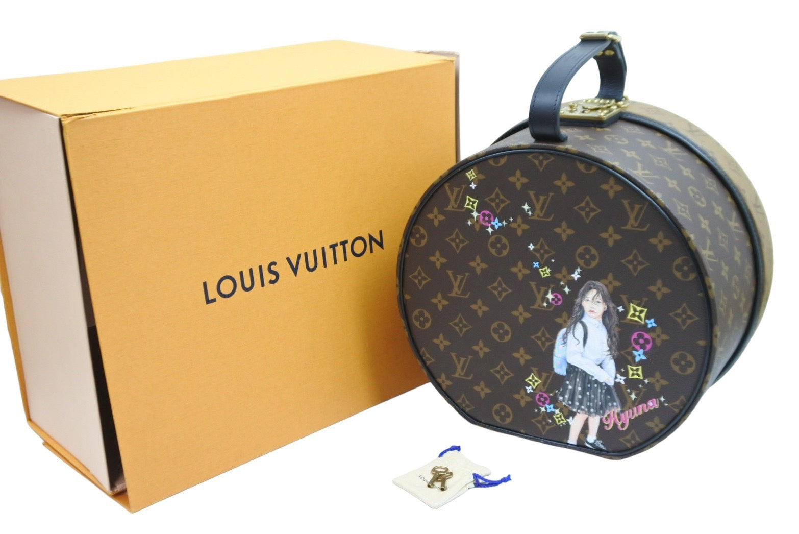 極美品 LOUIS VUITTON ルイ・ヴィトン ハンドバッグ ボワット・シャポー 30 M20084 Hyuna 特注 ゴールド金具 中古  52604 – Casanova Vintage