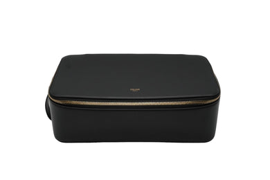 新品同様 CELINE セリーヌ ハンドバッグ バニティバッグ ラージ トイレタリーケース カーフスキン ゴールド金具 中古 52618