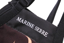 画像をギャラリービューアに読み込む, 極美品 Marine Serre マリーンセル クレセント ムーン マスク ブラック ロゴ ファブリック 小物 サイズS/M 中古 52745