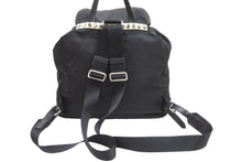Load image into Gallery viewer, 極美品 PRADA プラダ ニューヴェラ ナイロン スタッズ リュックサック ブラック 1BZ81中古 52764