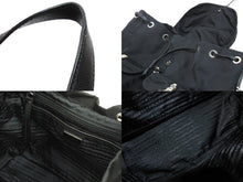 Load image into Gallery viewer, 極美品 PRADA プラダ ニューヴェラ ナイロン スタッズ リュックサック ブラック 1BZ81中古 52764