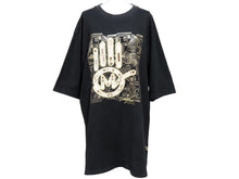 画像をギャラリービューアに読み込む, miskeen ミスキーン 半袖Tシャツ ビッグシルエット 刺繡 コットン ブラック サイズXL 美品 中古 52813