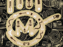 画像をギャラリービューアに読み込む, miskeen ミスキーン 半袖Tシャツ ビッグシルエット 刺繡 コットン ブラック サイズXL 美品 中古 52813