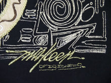 画像をギャラリービューアに読み込む, miskeen ミスキーン 半袖Tシャツ ビッグシルエット 刺繡 コットン ブラック サイズXL 美品 中古 52813