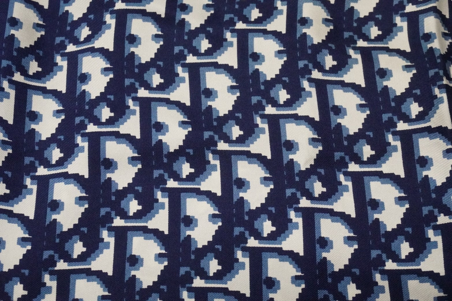 【TH】Christian Dior トロッター柄　スカーフ ロゴ入り ChristianDior クリスチャンディオール スカーフ トロッター柄