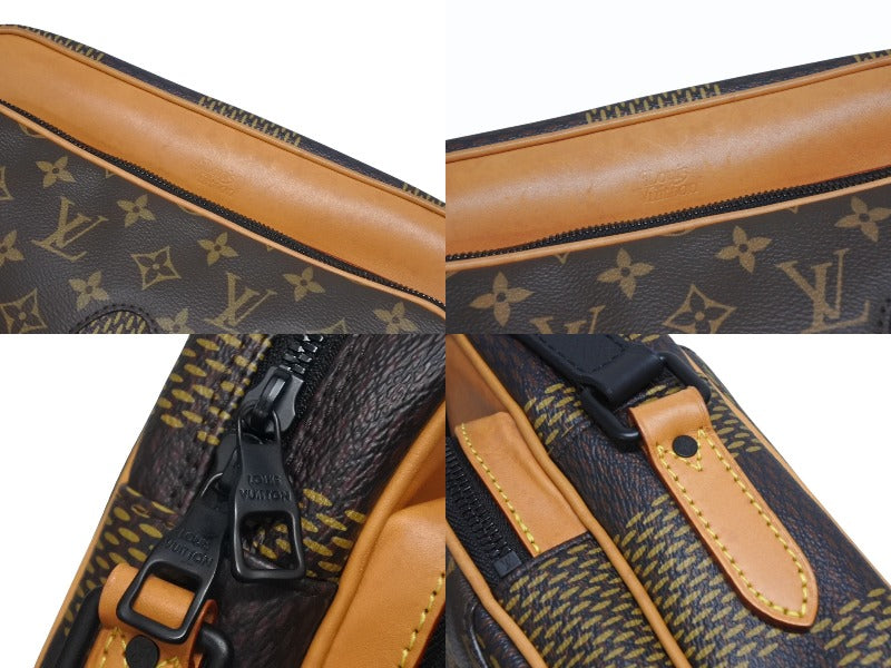 LOUIS VUITTON Nile Messenger PM Shoulder Bag Damier Giant NIGO N40359 Brown Good Condition Used 4b005294