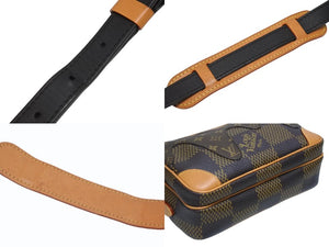 LOUIS VUITTON ルイヴィトン ナイルメッセンジャー PM ショルダーバッグ ダミエジャイアント NIGO N40359 ブラウン 美品 中古 4b005294
