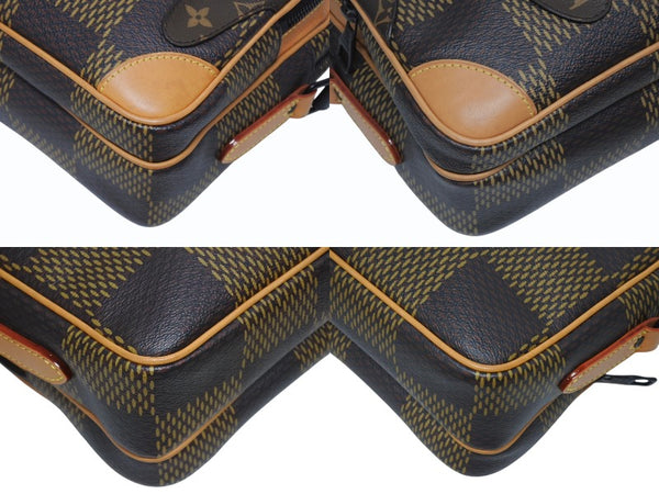 LOUIS VUITTON ルイヴィトン ナイルメッセンジャー PM ショルダーバッグ ダミエジャイアント NIGO N40359 ブラウン 美品 中古 4b005294