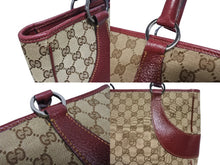 画像をギャラリービューアに読み込む, 美品 GUCCI グッチ ワンショルダーバッグ ハンドバッグ 113011 GGキャンバス レザー ベージュ ブラウン ゴールド金具 中古 4b005295