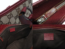 画像をギャラリービューアに読み込む, 美品 GUCCI グッチ ワンショルダーバッグ ハンドバッグ 113011 GGキャンバス レザー ベージュ ブラウン ゴールド金具 中古 4b005295