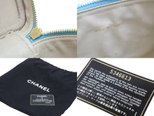 画像をギャラリービューアに読み込む, 極美品 激レア CHANEL シャネル ハンドバッグ ココマーク バニティ 5番台 キャビアスキン ティファニーブルー 中古 52989