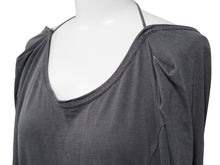 画像をギャラリービューアに読み込む, BALENCIAGA バレンシアガ ロングトップス 長袖Ｔシャツ UP57 2017 00066 ポルトガル製 コットン グレー サイズ34 美品 中古 53056