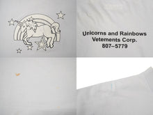 Load image into Gallery viewer, Vetements ヴェトモン マジックユニコーン グレー オーバーサイズ 21ss サイズL 中古品 53057
