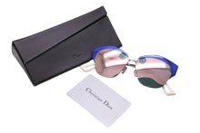 Load image into Gallery viewer, Christian Dior クリスチャンディオール サングラス サイズ55□11 I220J ブルー ホワイト 美品 中古 53088